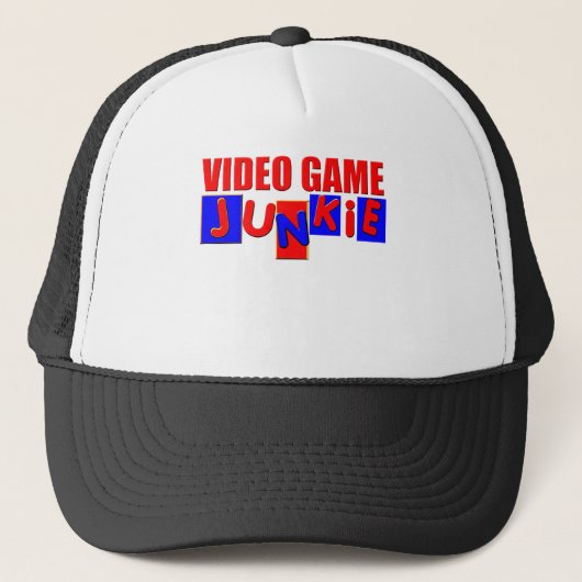 Grappige videogame trucker pet (Voorkant)