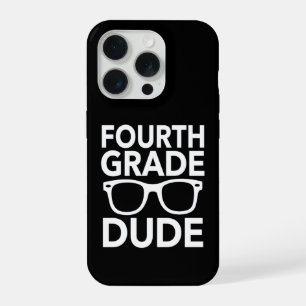 Grappige vierde klas kerel basisschoolleerling iPhone 15 pro case