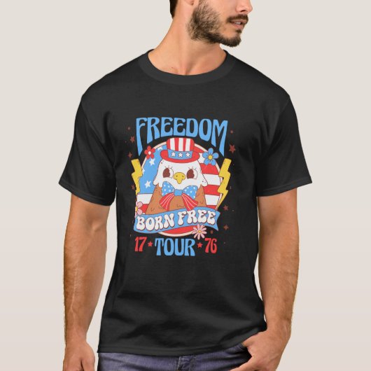 Grappige vierde van juli mannen vrouwen t-shirt Hu (Voorkant)