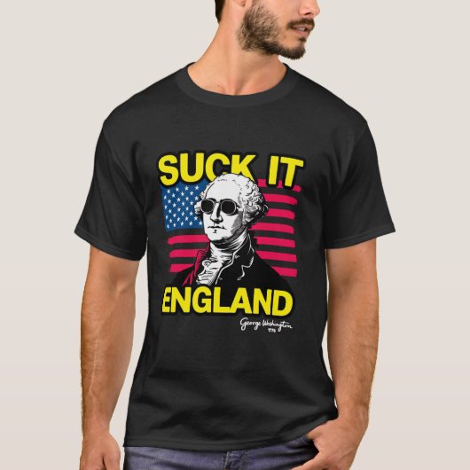 Grappige vierde van juli vrouwen mannen Engeland G T-shirt (Voorkant)