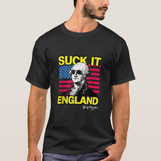 Grappige vierde van juli vrouwen mannen Engeland G T-shirt (Voorkant)