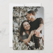 Grappige viering libatations foto bruiloft save the date (Achterkant)