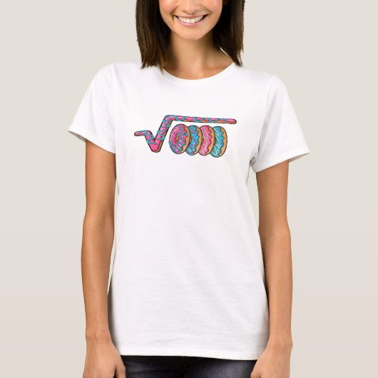 Grappige vierkantswortel 4489 Grappig 67 Math donu T-shirt (Voorkant)