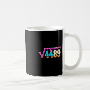 Grappige Vierkantswortel 4489 IJsdroppend Wiskunde Koffiemok