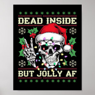 Grappige Vies Kerstmis Lelijke Trui Poster