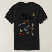 Grappige vieze vogels en foute taal vogels voor vo t-shirt (Design voorkant)