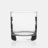 Grappige vijand scheurt woord kunst whisky glas (Links)