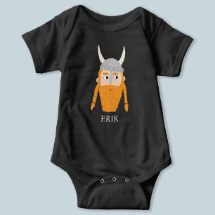 Grappige Viking gepersonaliseerd Romper