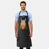 Grappige Viking gepersonaliseerd Schort (Gedragen)
