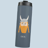 Grappige Viking gepersonaliseerd Thermosbeker