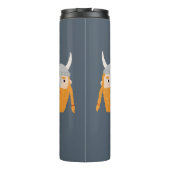 Grappige Viking gepersonaliseerd Thermosbeker (Achterkant)