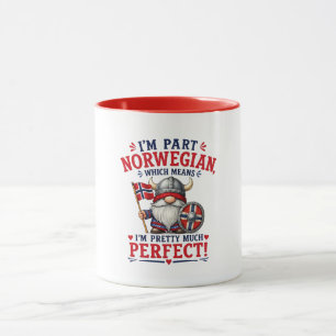 Grappige Viking/Noorse Kabouter, "Ik ben gedeeltel Mok