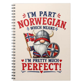 Grappige Viking/Noorse Kabouter, "Ik ben gedeeltel Notitieboek