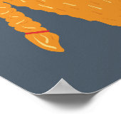 Grappige Viking Poster (Hoek)