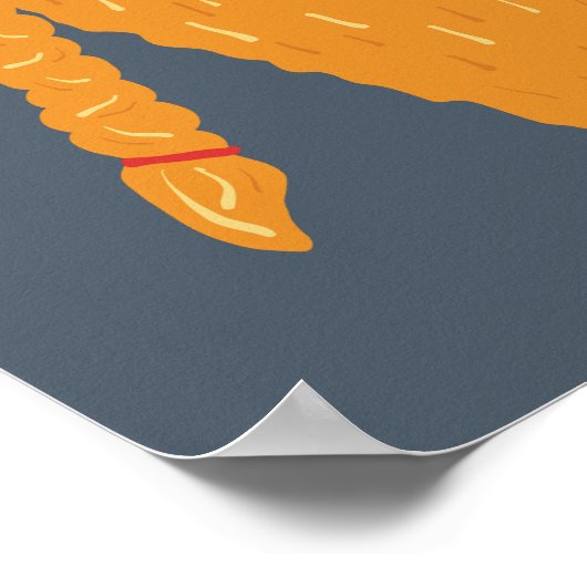 Grappige Viking Poster (Hoek)