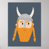Grappige Viking Poster (Voorkant)