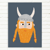 Grappige Viking Poster