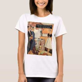 Grappige Vintage Bruiloftsfeest / Housewarming Par T-shirt