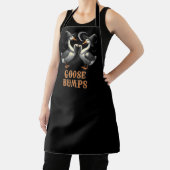 Grappige Vintage Gans Bump Ganzen Halloween Schort (Insitu)