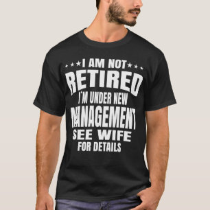 Grappige Vintage Gepensioneerd Onder Nieuwe Leidin T-shirt