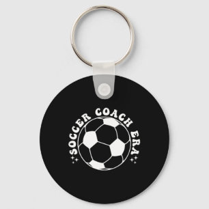 Grappige Vintage in mijn Voetbal coach tijdperk Gr Sleutelhanger