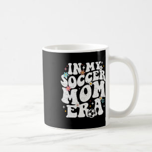Grappige Vintage In Mijn Voetbal Moeder Tijdperk F Koffiemok