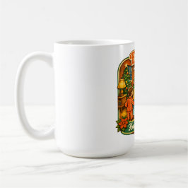 Grappige Vintage Kerstelfjes Kijken Altijd Toe Koffiemok