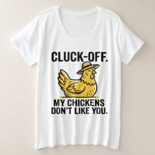 Grappige Vintage Kip Uitdaging Kippenliefhebber Mi Grote Maat T-shirt