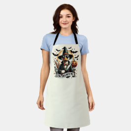 Grappige Vintage Niet knoeien met mij Halloween Schort