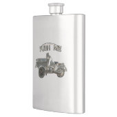 Grappige Vintage Push Me Motorfiets Flacon (Links)