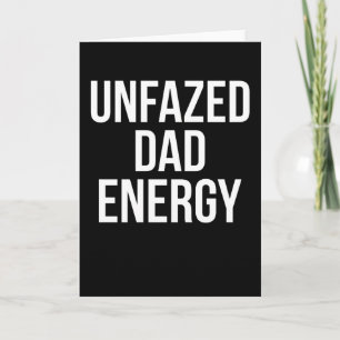 Grappige Vintage Retro Onverstoorbare Vader Energi Kaart