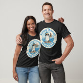 Grappige vintage Rhode Island-vuurtorenzeilboot  T-shirt (Unisex)