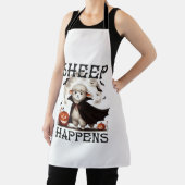 Grappige Vintage Schapen Halloween Schort (Insitu)