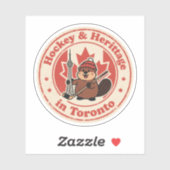 Grappige Vintage Toronto Beaver Hockey Retro Sticker (Vel)