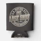 Grappige Vintage Typografie Bruidsjonker Bachelorf Blikjeskoeler (Voorkant)