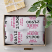 Grappige Vintage Verjaardag Tissuepapier (Geschenk)
