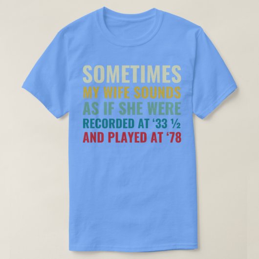 Grappige vinyllover hus vinylplaten t-shirt (Design voorkant)