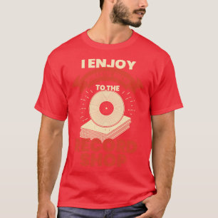 Grappige vinylplaten verzamelen verzamelaar cadeau t-shirt