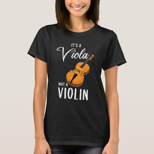 Grappige Viola Gift Mannen Vrouwen Koel Het is een T-shirt (Voorkant)
