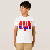 Grappige Viool T-shirt (Voorkant volledig)
