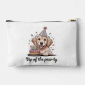 Grappige "VIP van het Poes-feest" Hond Verjaardag Etui (Achterkant)