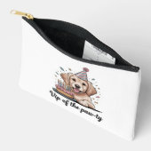 Grappige "VIP van het Poes-feest" Hond Verjaardag Etui (Open)