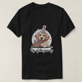 Grappige "VIP van het Poes-feest" Hond Verjaardag T-shirt