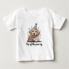Grappige "VIP van het Poes-ie feest" Hond Verjaard