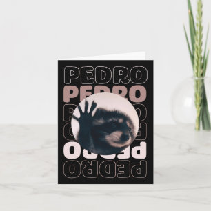 Grappige Viral Pedro Dancing Raccoon Meme Pedro Kaart