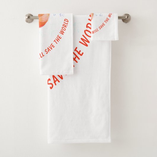 Grappige vis en worm badhanddoek set bad handdoek (Insitu)