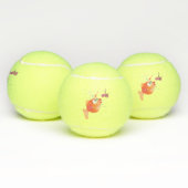 Grappige vis en worm tennisballen (Multi)