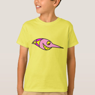 grappige vis kids shirt