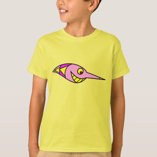 grappige vis kids shirt (Voorkant)