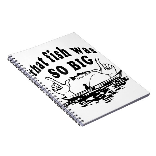 grappige vis notitieboek (Rechterzijde)